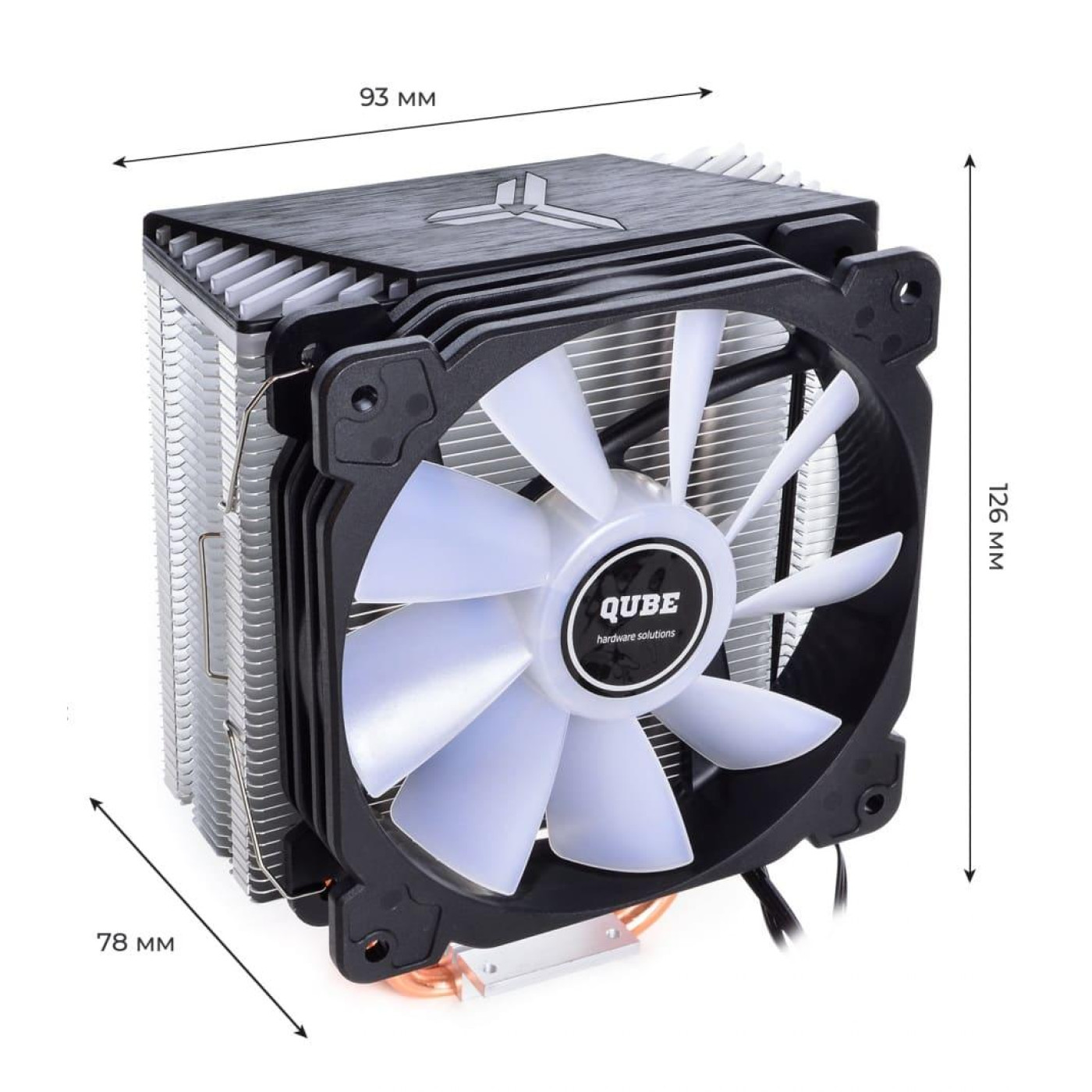 Кулер для процесора QUBE QB-OL1400 intel 775/115x/1366 (QB-OL1400 775/115x/1366) Б/в