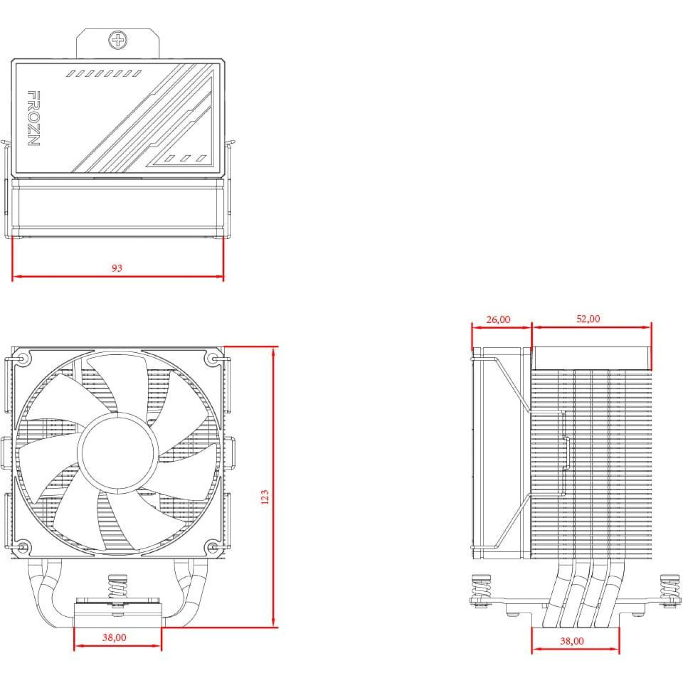 Кулер для процесора ID-Cooling Frozn A400 ARGB (FROZN A400 ARGB)