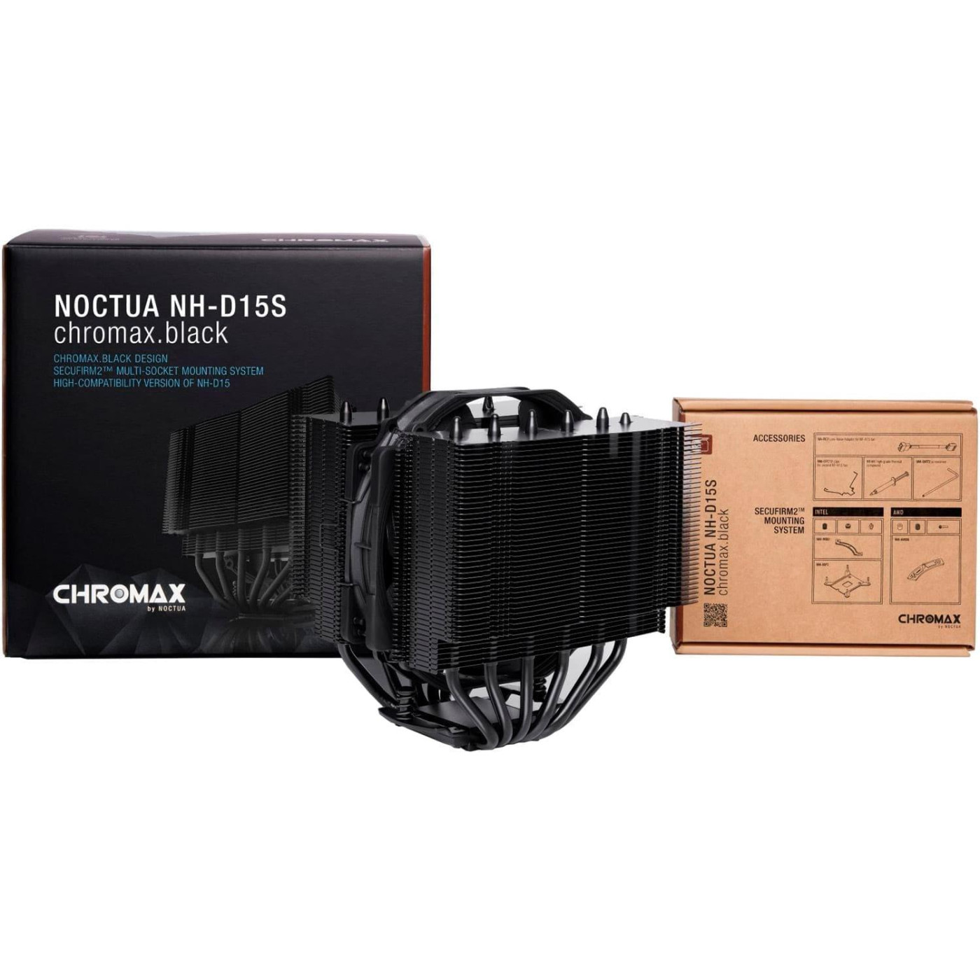 Кулер для процессора Noctua NH-D15S Chromax Black 1700 Am5 (NH-D15S chromax.black)