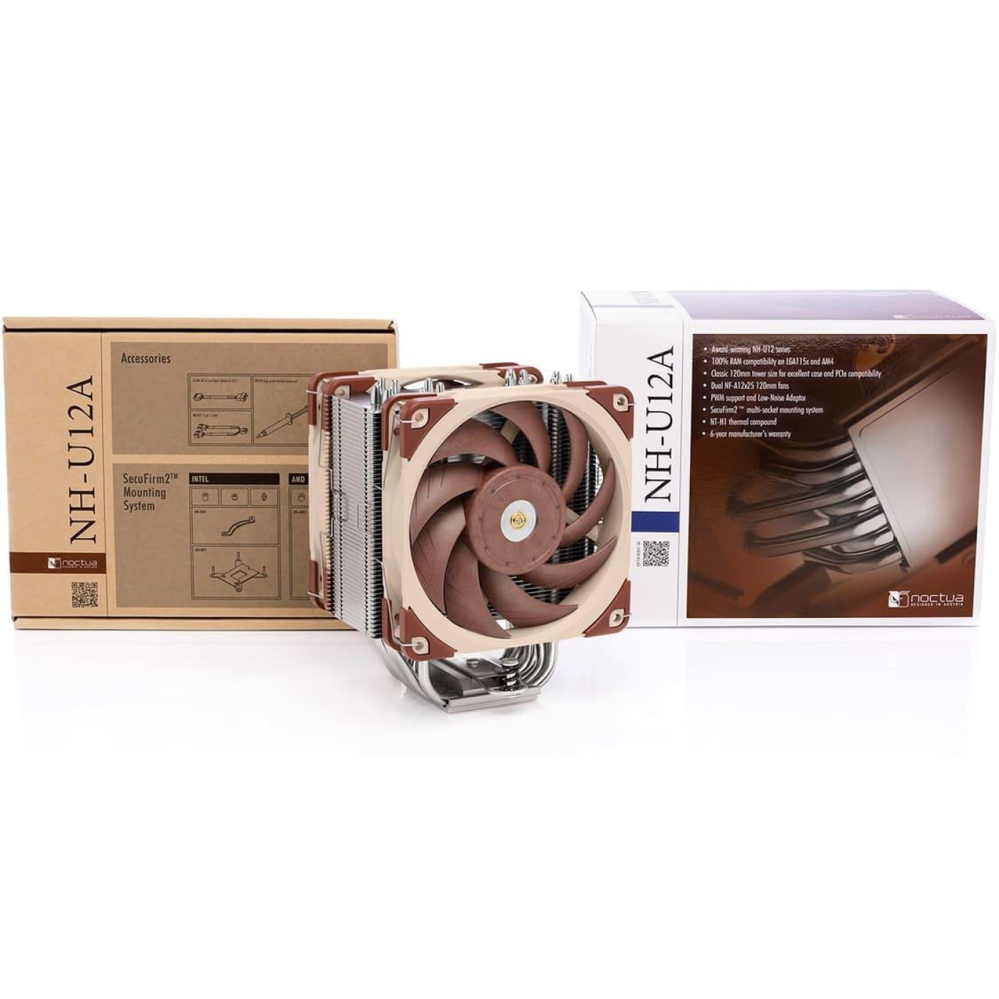 Кулер для процессора Noctua NH-U12A 1700 AM5 (NH-U12A)