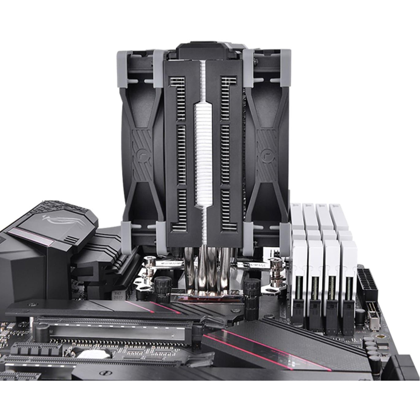 Кулер для процессора Thermaltake TOUGHAIR 510/Air cooler/12025 x2/PWM 500~2000rpm (CL-P075-AL12BL-A) Б/у