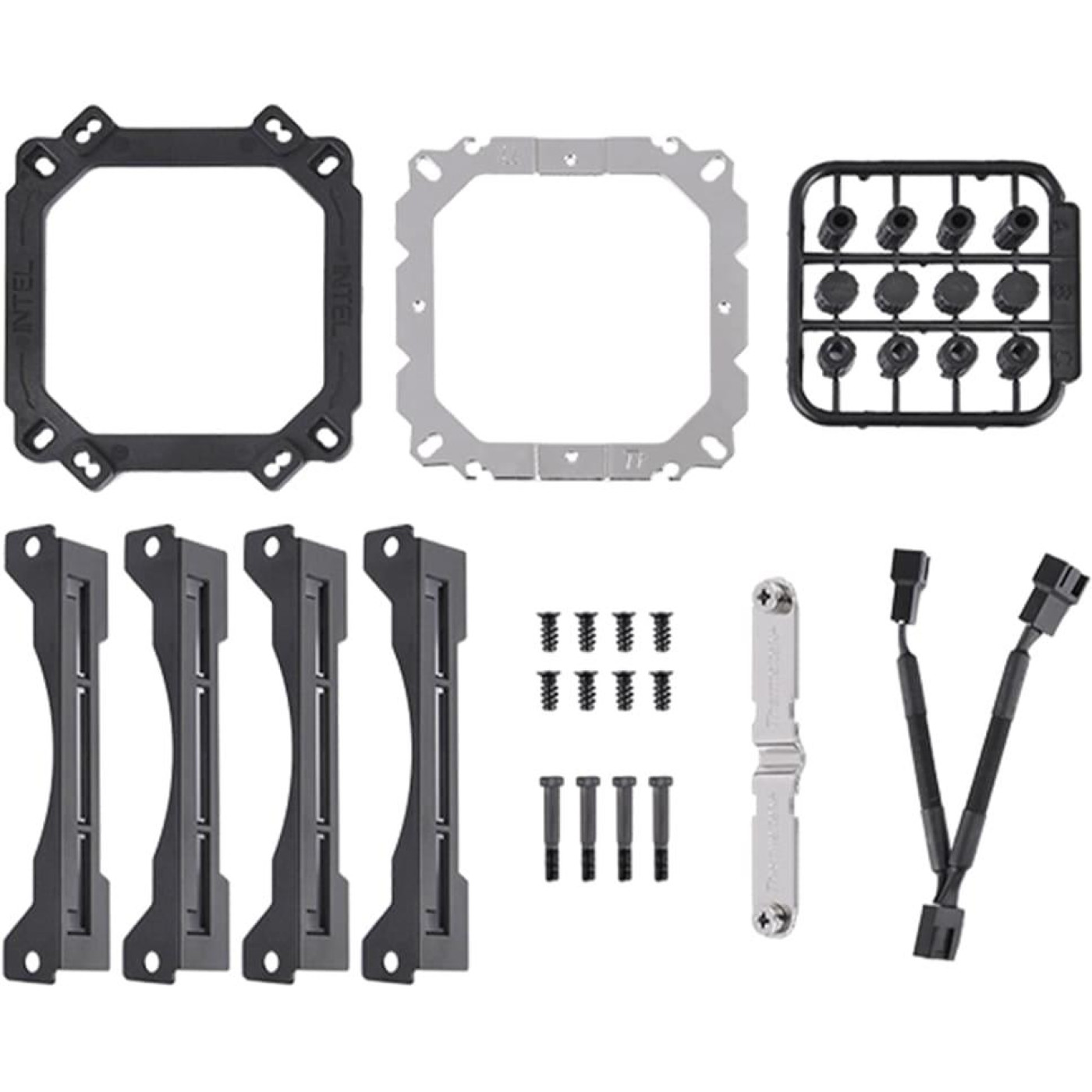 Кулер для процессора Thermaltake TOUGHAIR 510/Air cooler/12025 x2/PWM 500~2000rpm (CL-P075-AL12BL-A) Б/у