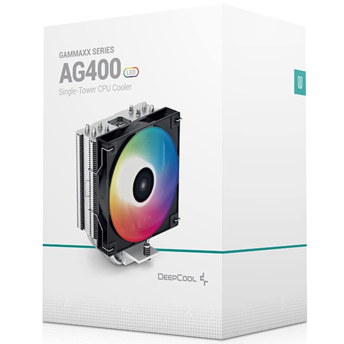 Кулер для процессора Deepcool AG400 LED 1700 AM5 (R-AG400-BKLNMC-G-1) Б/у,U1