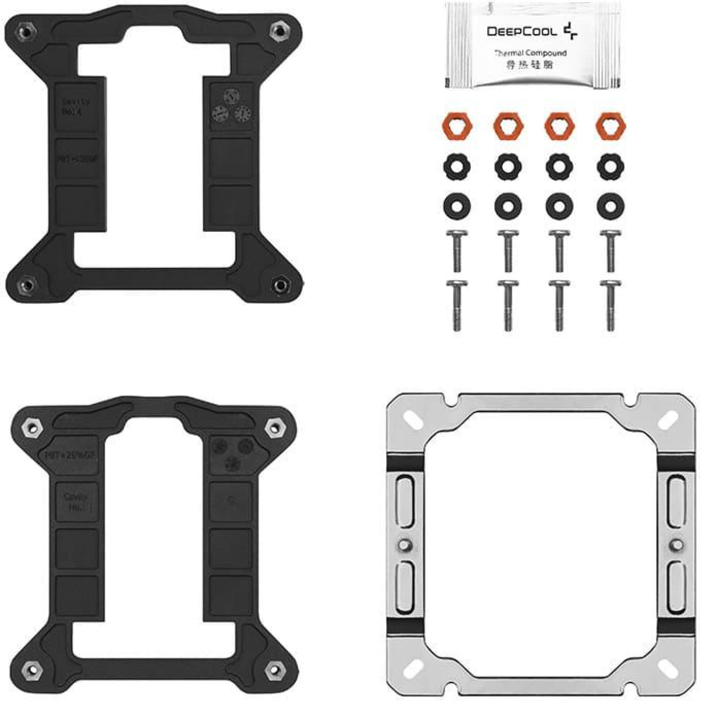Кулер для процесора Deepcool AG400 1700 AM5 (R-AG400-BKNNMN-G-1)