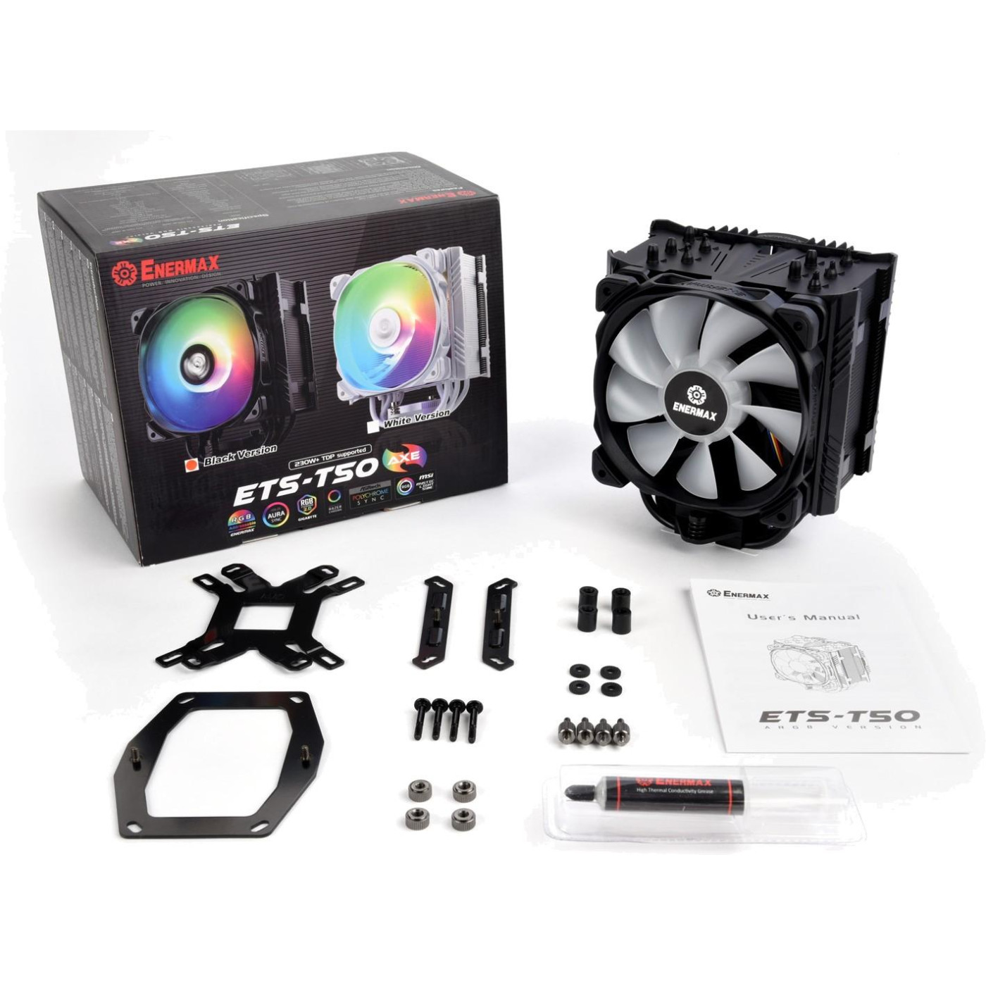 Кулер для процесора Enermax T50 AXE ARGB Black 1700 (ETS-T50A-BK-ARGB) Б/в