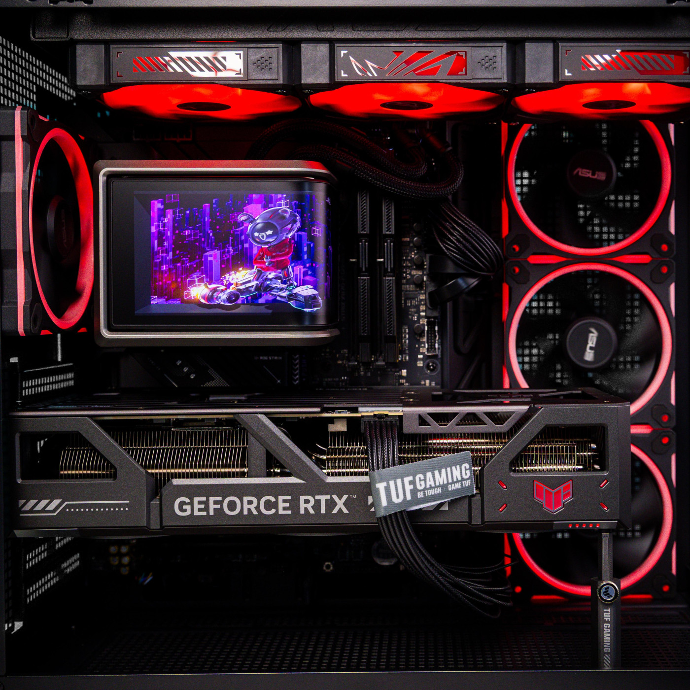 Комп'ютер CompX Powered by ASUS_596 (RTX 5090 32 Гб, Ryzen 7 9850X3D, DDR5 32 Гб, SSD 1 ТБ.)