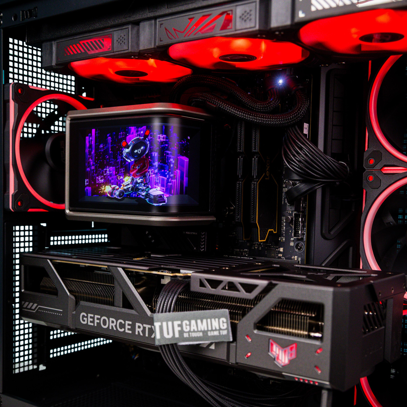 Комп'ютер CompX Powered by ASUS_583 (RTX 5070 Ti 16 Гб, Ryzen 7 9800X3D, DDR5 32 Гб, SSD 1 ТБ.)