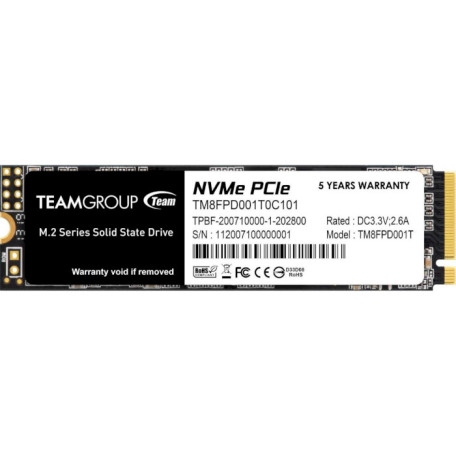 Накопичувач SSD Team m.2 NVMe 1TB MP33 Pro (TM8FPD001T0C101) Б/в