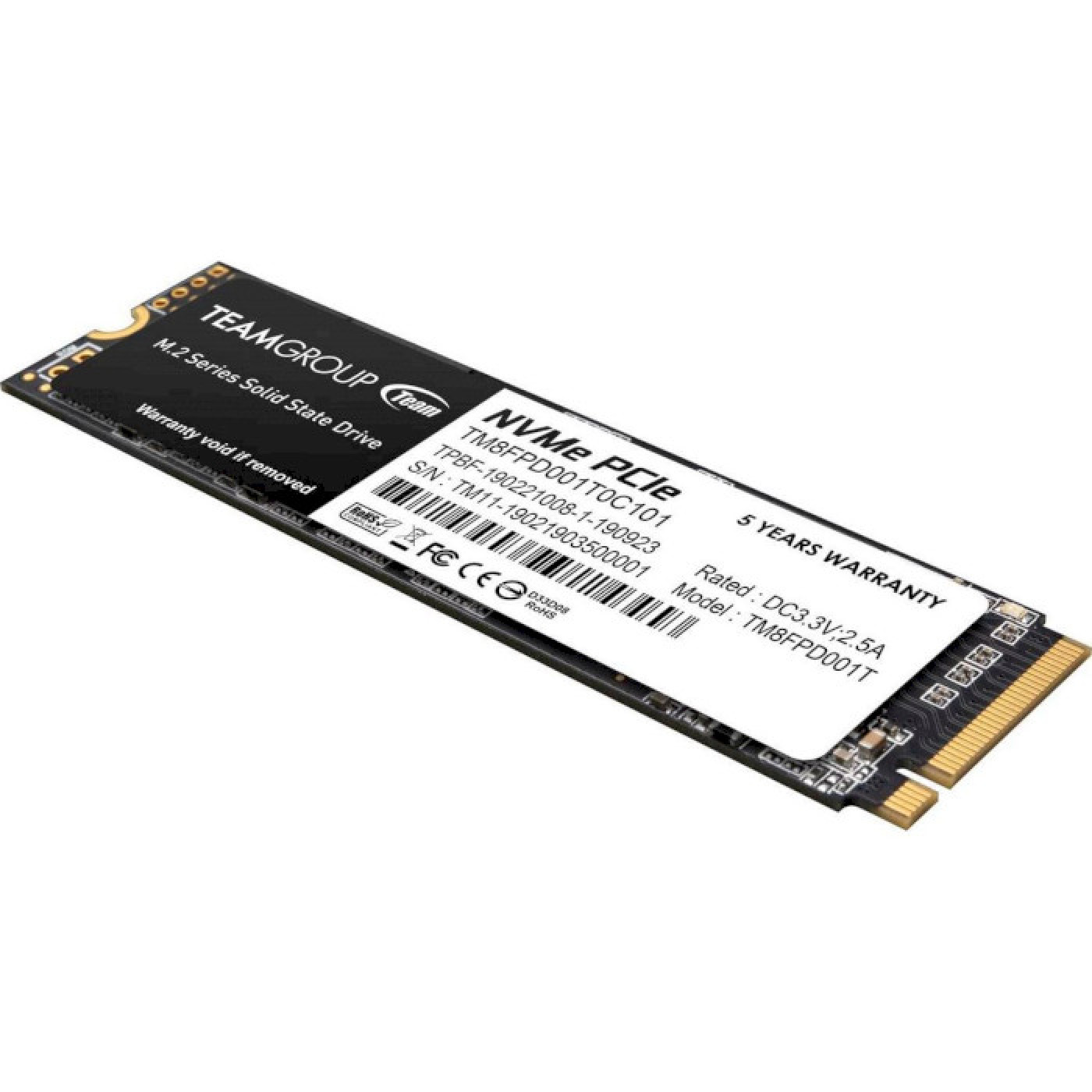 Накопичувач SSD Team m.2 NVMe 1TB MP33 Pro (TM8FPD001T0C101) Б/в