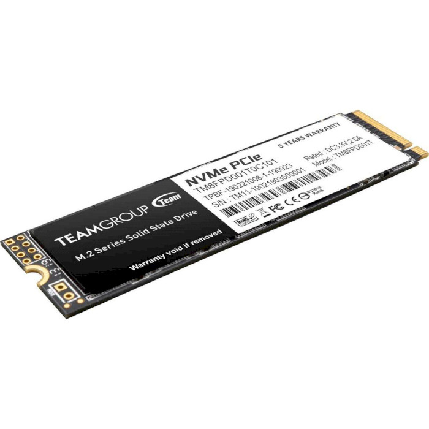 Накопичувач SSD Team m.2 NVMe 1TB MP33 Pro (TM8FPD001T0C101) Б/в