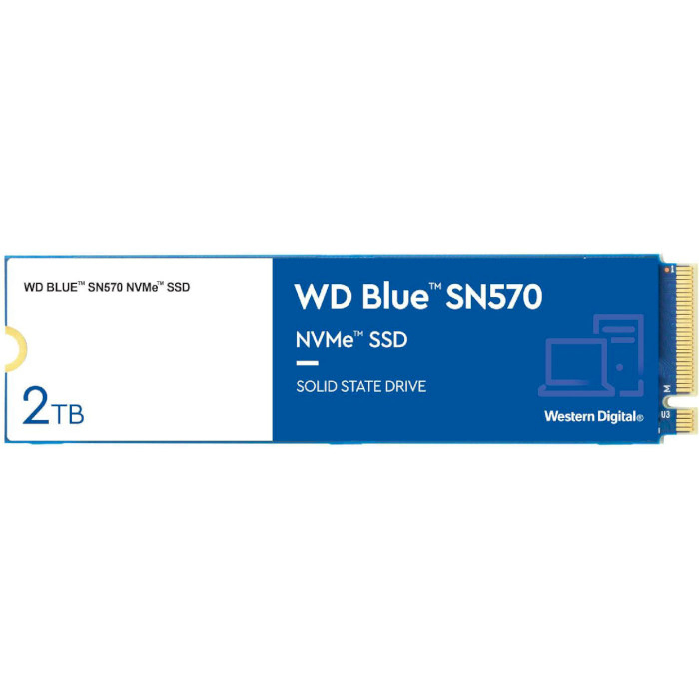 Накопитель SSD Western Digital m.2 NVMe 2TB WD Blue SN570 (WDS200T3B0C) Б/у