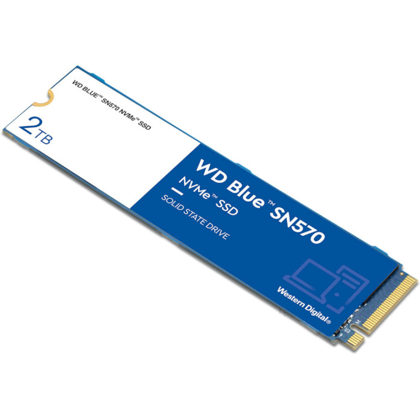 Накопитель SSD Western Digital m.2 NVMe 2TB WD Blue SN570 (WDS200T3B0C) Б/у