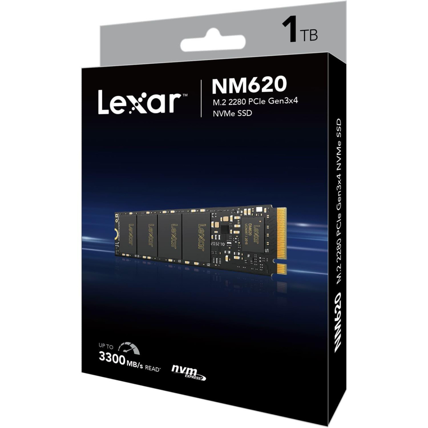 Накопичувач SSD Lexar m.2 NVMe 1TB NM620 (LNM620X001T-RNNNG)