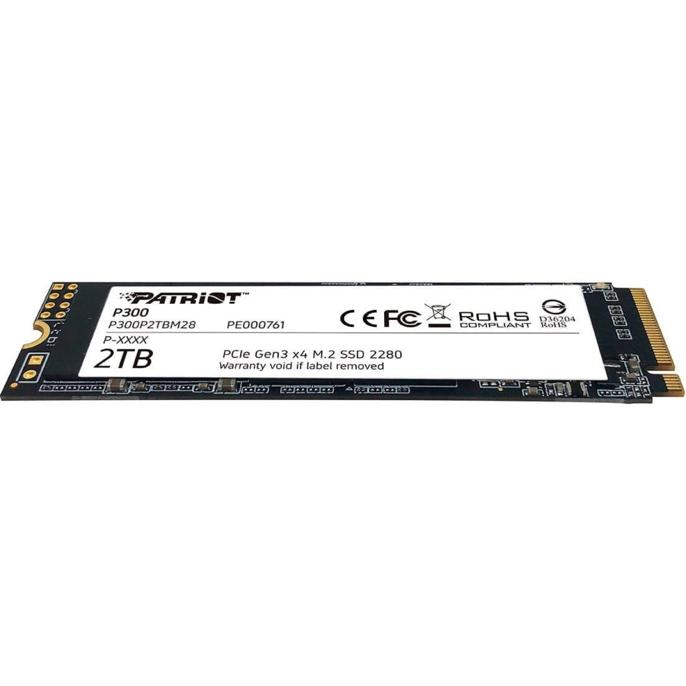 Накопичувач SSD Patriot m.2 NVMe 2TB P300 (P300P2TBM28)