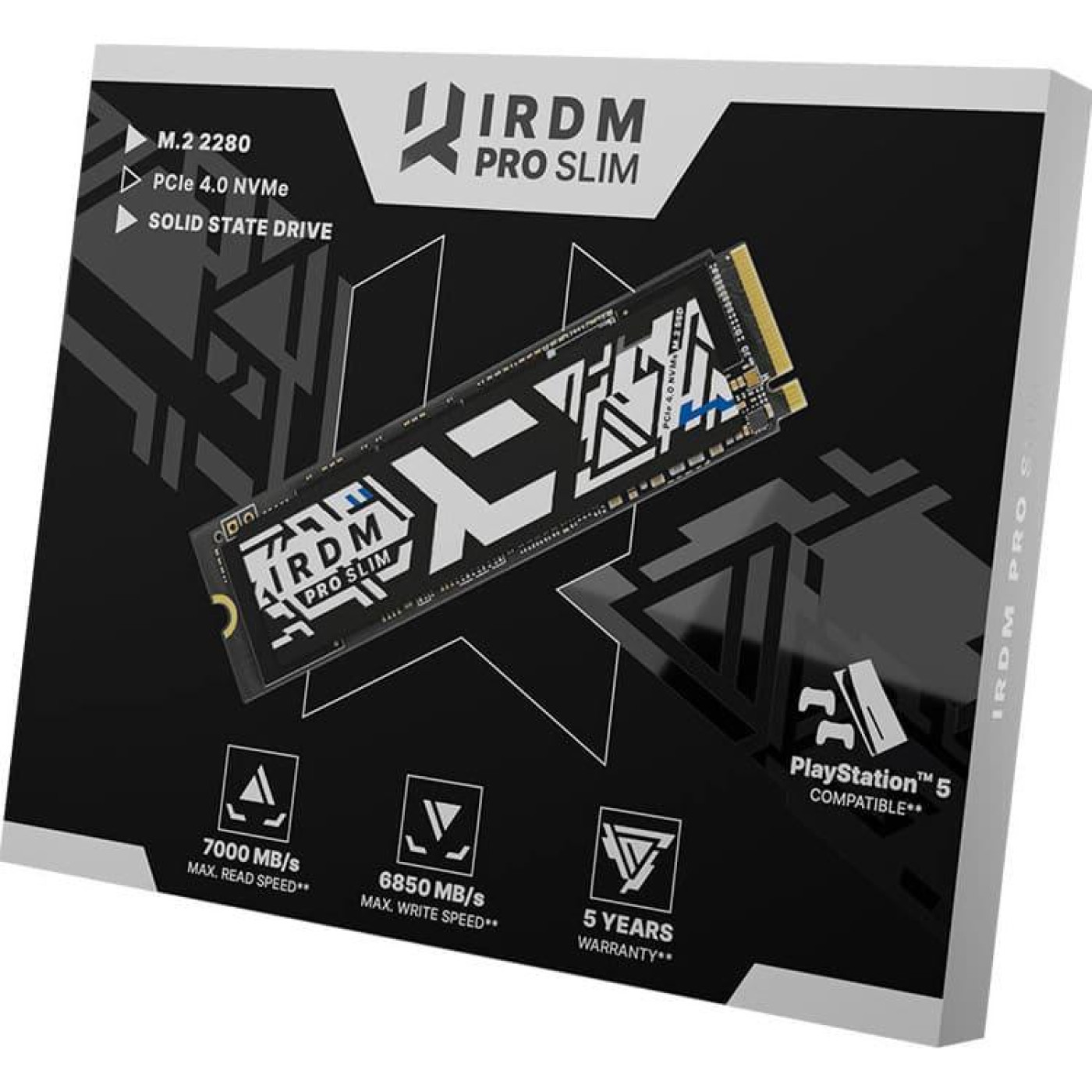 Накопитель SSD GoodRam m.2 NVMe 1TB IRDM PRO SLIM (IRP-SSDPR-P44S-1K0-80#)