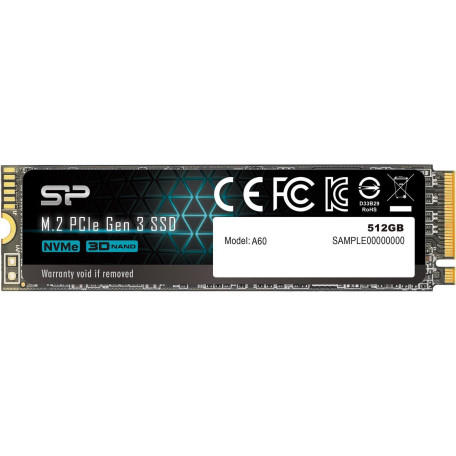 Накопичувач SSD Silicon Power m.2 NVMe 512Gb PCIe 3.0 480 500 (SP512GBP34A60M28)