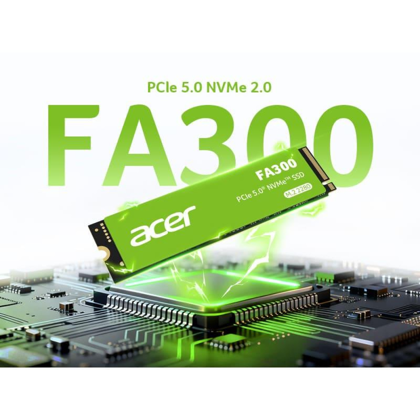 Накопитель SSD Acer m.2 NVMe 2Tb FA300 PCIe 5x4.0 3D NAND (BL.9BWWA.168)