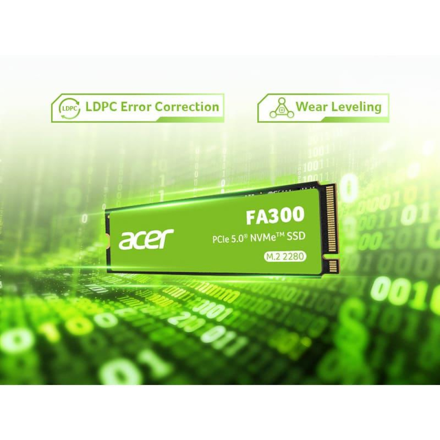 Накопитель SSD Acer m.2 NVMe 2Tb FA300 PCIe 5x4.0 3D NAND (BL.9BWWA.168)