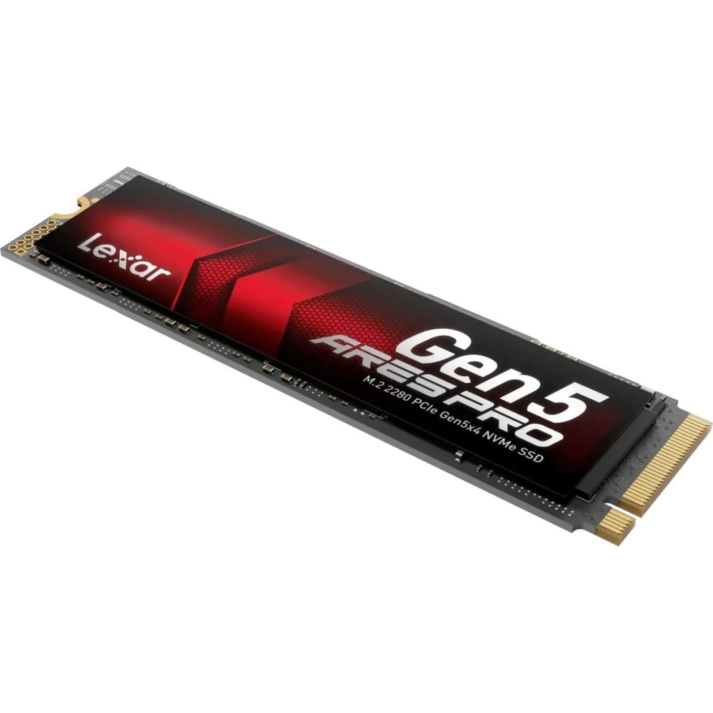 Накопичувач SSD Lexar m.2 NVMe 2TB ARES PRO PCIe 5.0 (LNMAESP002T-RNNNG) U1