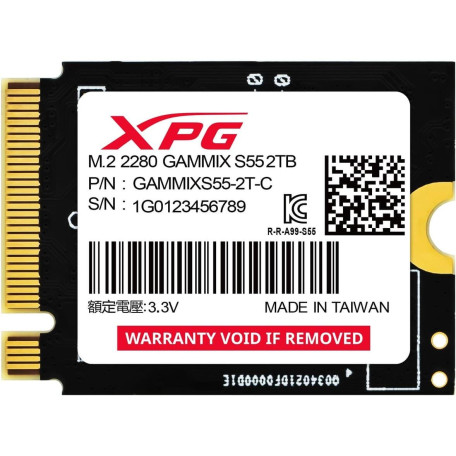 Накопичувач SSD Adata m.2 NVMe 2TB GAMMIX S55 (SGAMMIXS55-2T-C)