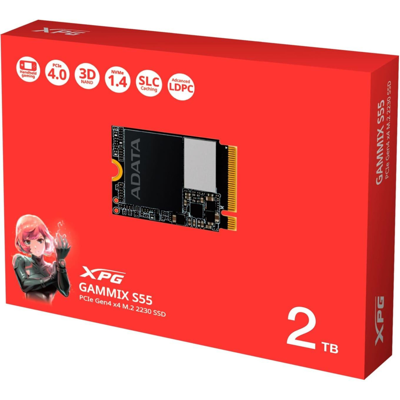 Накопичувач SSD Adata m.2 NVMe 2TB GAMMIX S55 (SGAMMIXS55-2T-C)