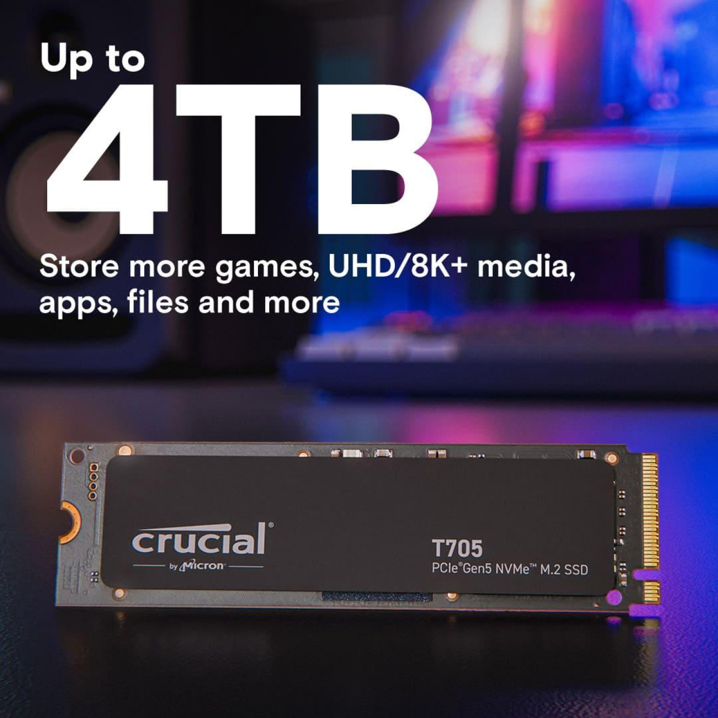 Накопитель SSD Crucial m.2 NVMe 2TB T705 PCie 5.0 (CT2000T705SSD3)