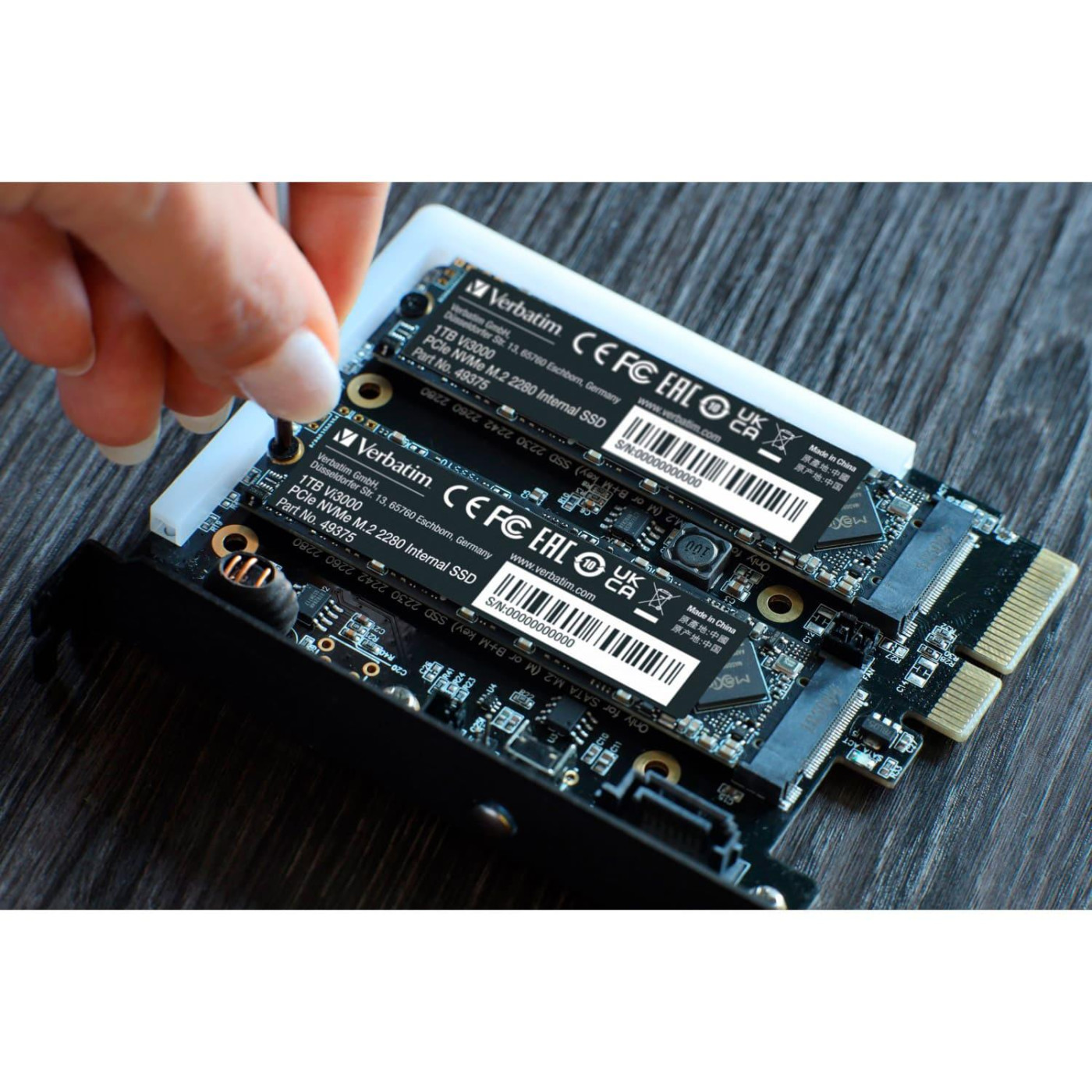 Накопичувач SSD Verbatim m.2 NVMe 1TB Vi3000 PCIe 3.0 (49375)
