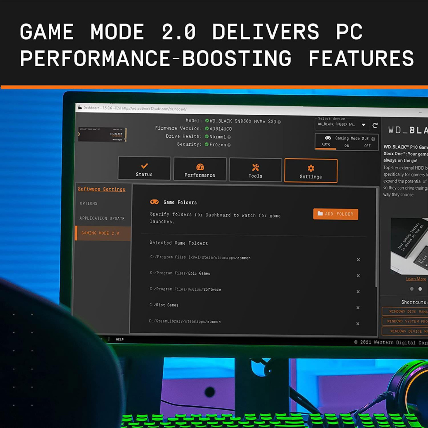 Накопитель SSD Western Digital m.2 NVMe 2TB WD Black SN850X PCIe Gen4 x4 (WDS200T2X0E-00BCA0)