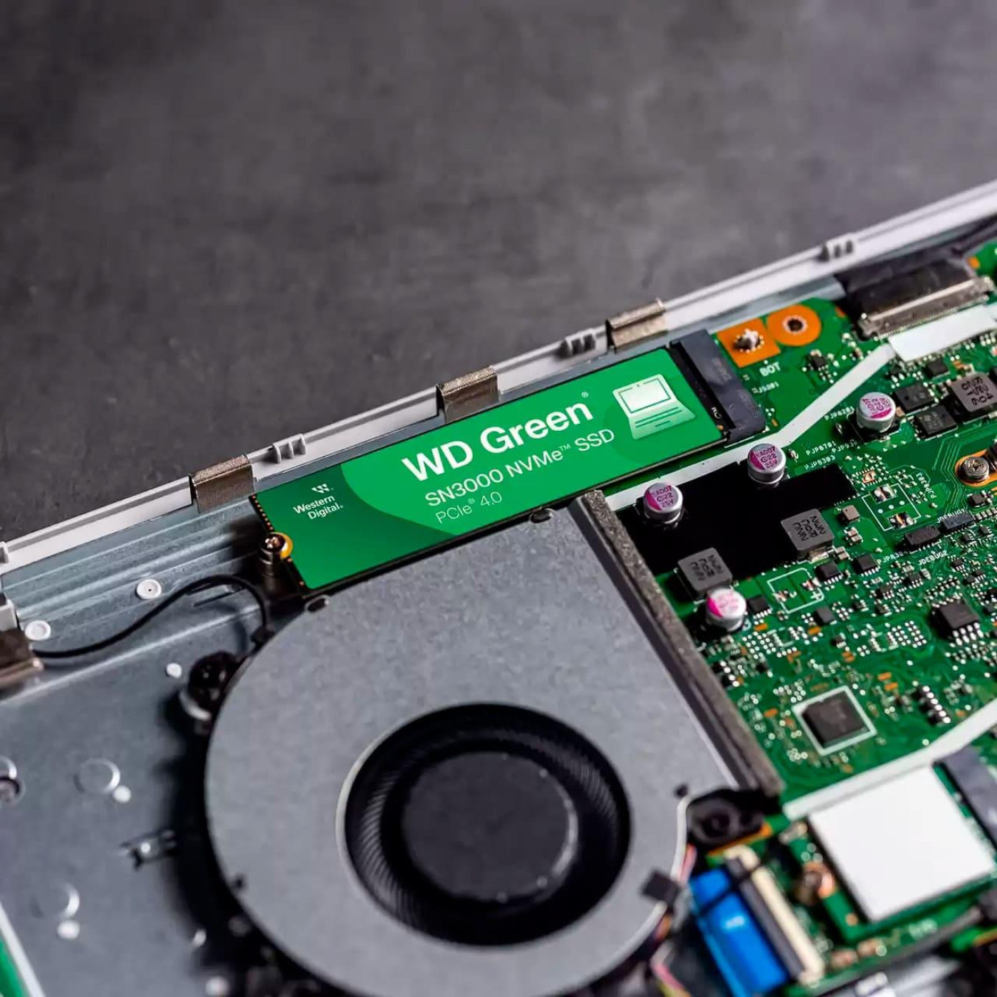 Накопичувач SSD Western Digital m.2 NVMe 2TB WD Green SN3000 PCIe Gen4x4 BULK (WDS200T4G0E-00CPS0)