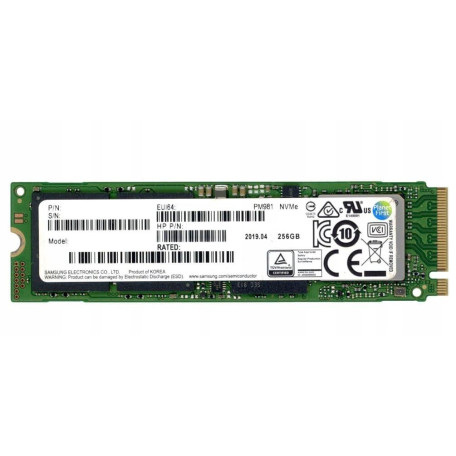 Накопичувач SSD Samsung M.2 NVMe 256Gb PM871a (MZNLN256HCHP-000H1) Б/в