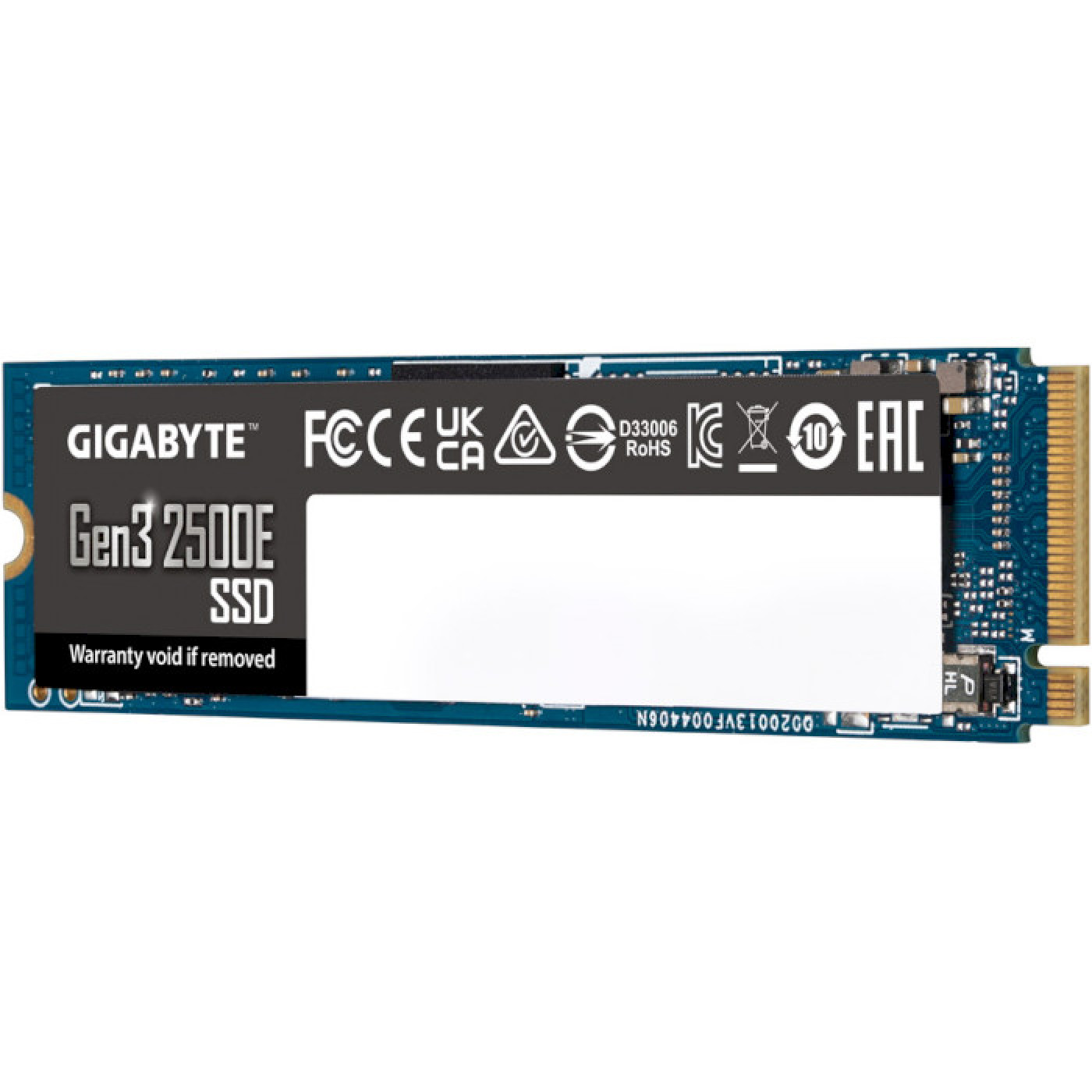 Накопичувач SSD Gigabyte m.2 NVMe 500GB 2500E PCIe 3.0 480 512 (G325E500G)