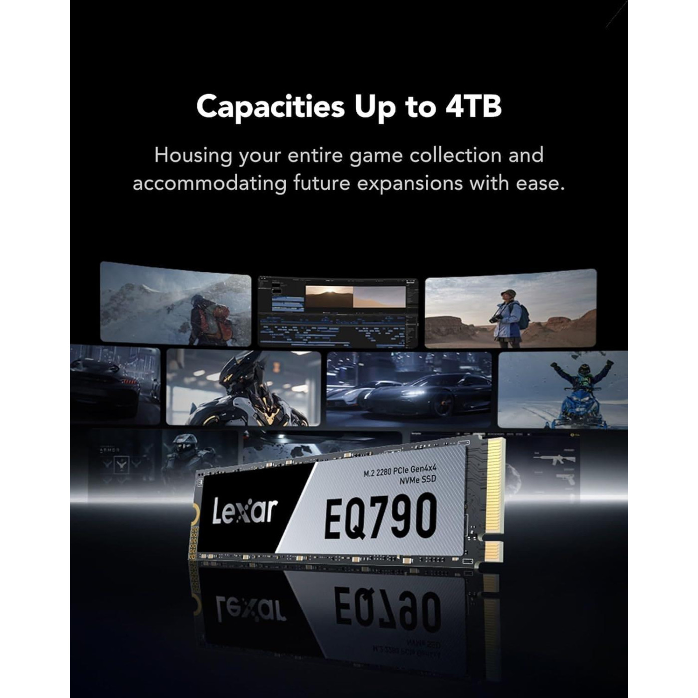 Накопичувач SSD Lexar m.2 NVMe 4TB LEQ790 (LEQ790X004T-RNNNG)