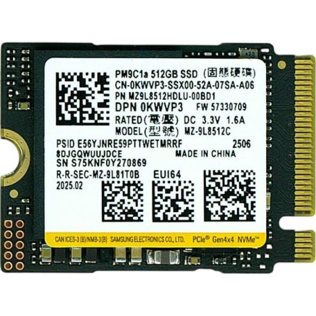 Накопичувач SSD Samsung m.2 NVMe 512GB PM9C1a PCI-E 4.0x4 2230 (MZ9L8512HDLU-00BD1)