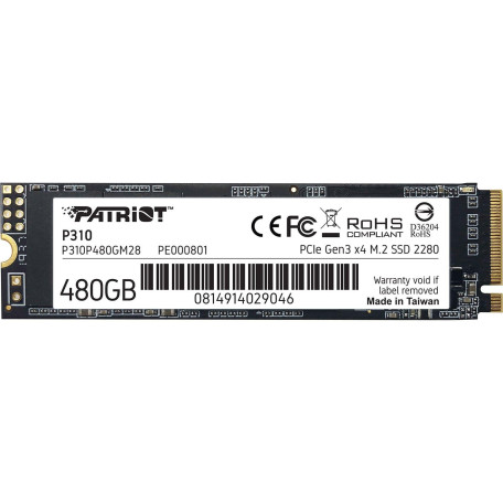 Накопичувач SSD Patriot m.2 NVMe 480GB P310 500 512 (P310P480GM28)