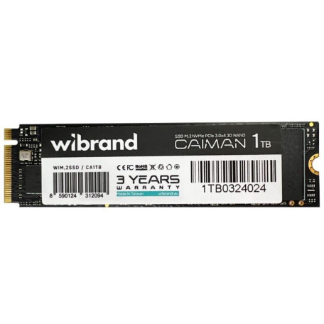 Накопитель SSD Wibrand m.2 NVMe 1TB Caiman (WIM.2SSD/CA1TB)