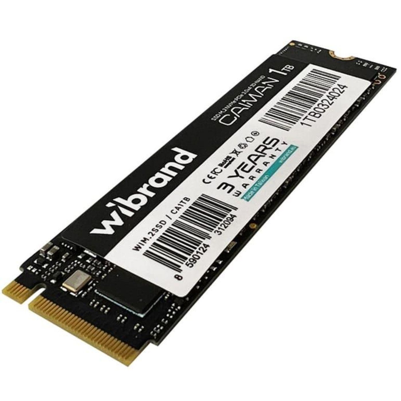 Накопитель SSD Wibrand m.2 NVMe 1TB Caiman (WIM.2SSD/CA1TB)
