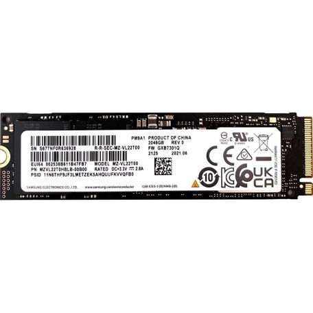 Накопитель SSD Samsung m.2 NVMe 2TB (MZVL22T0HBLB-00B00) (MZVL22T0HBLB-00B00\1) Б/у