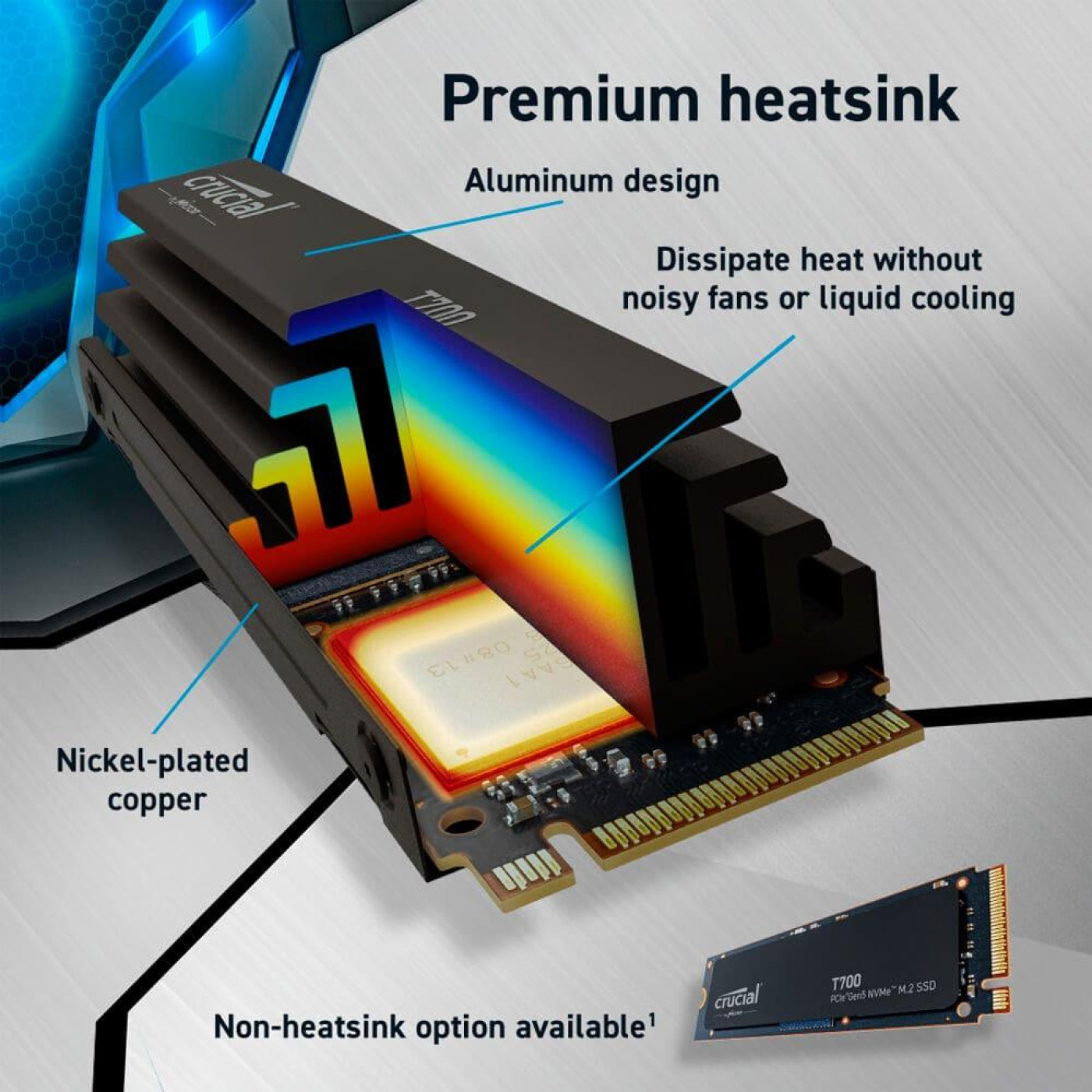 Накопичувач SSD Crucial m.2 NVMe 2TB T700 (CT2000T700SSD3)