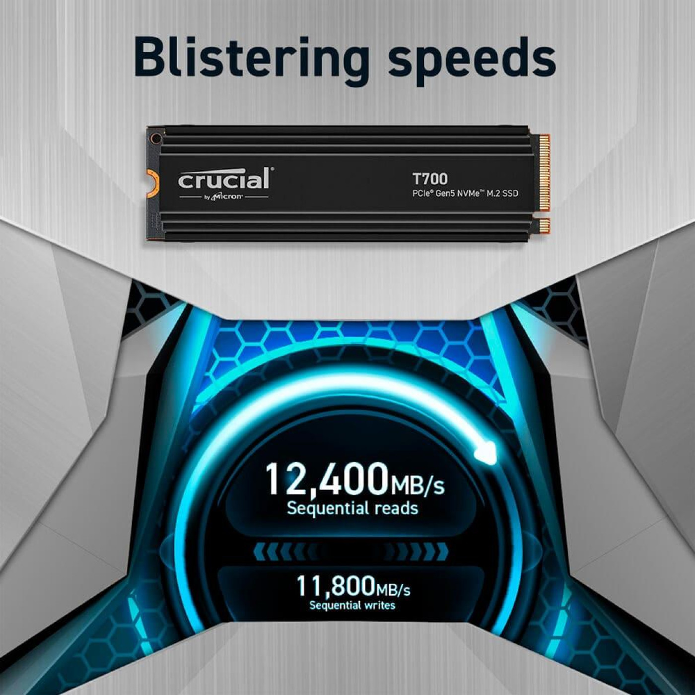 Накопичувач SSD Crucial m.2 NVMe 2TB T700 (CT2000T700SSD3)