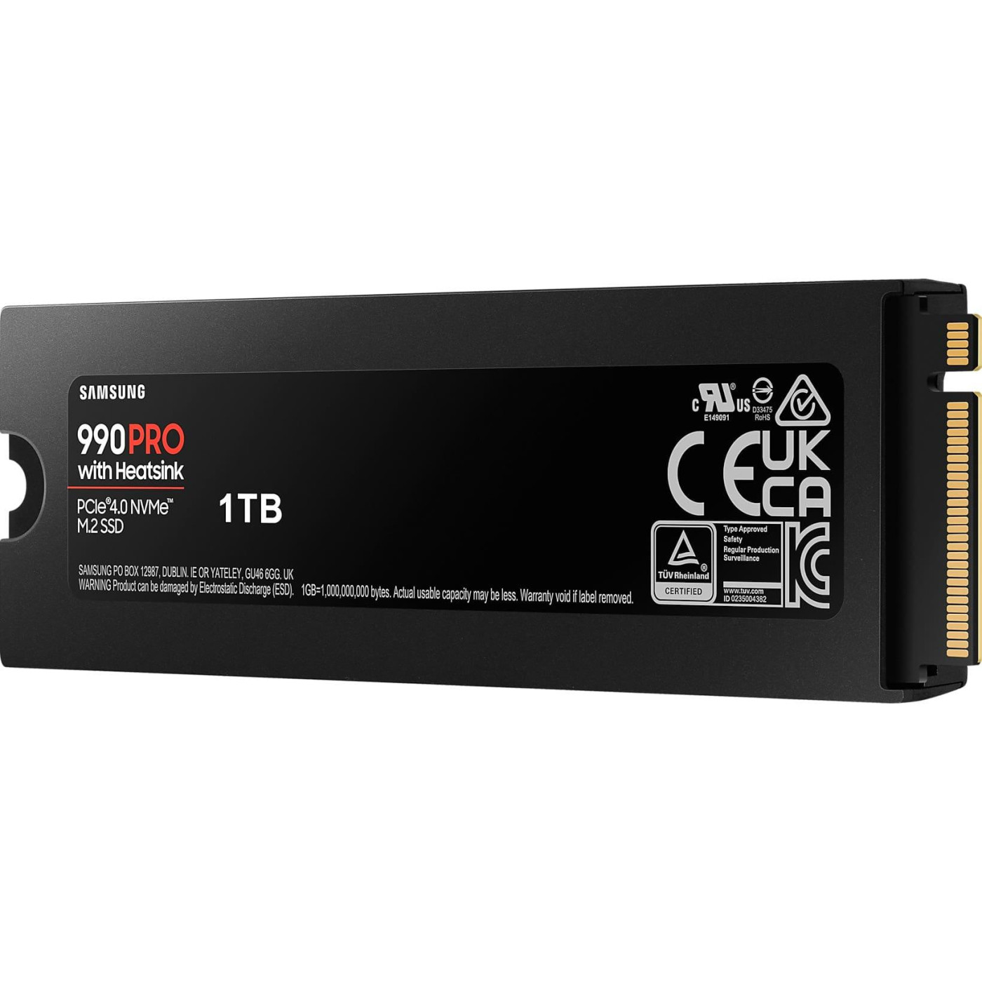 Накопичувач SSD Samsung m.2 NVMe 1TB 990 PRO MZ-V9P1T0CW (MZ-V9P1T0CW)