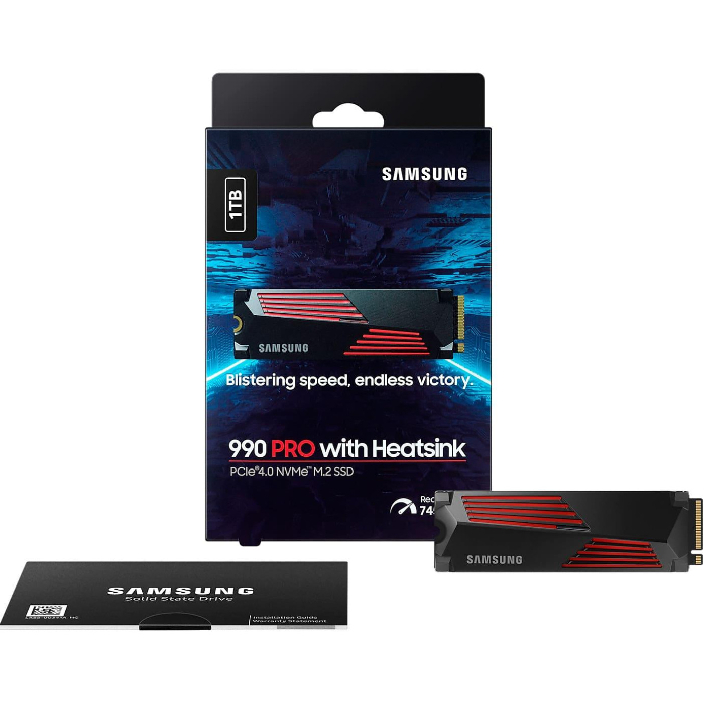 Накопичувач SSD Samsung m.2 NVMe 1TB 990 PRO MZ-V9P1T0CW (MZ-V9P1T0CW)