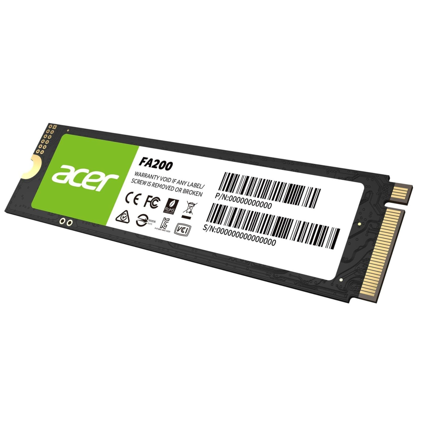 Накопичувач SSD Acer m.2 NVMe 2TB FA200 (BL.9BWWA.125)