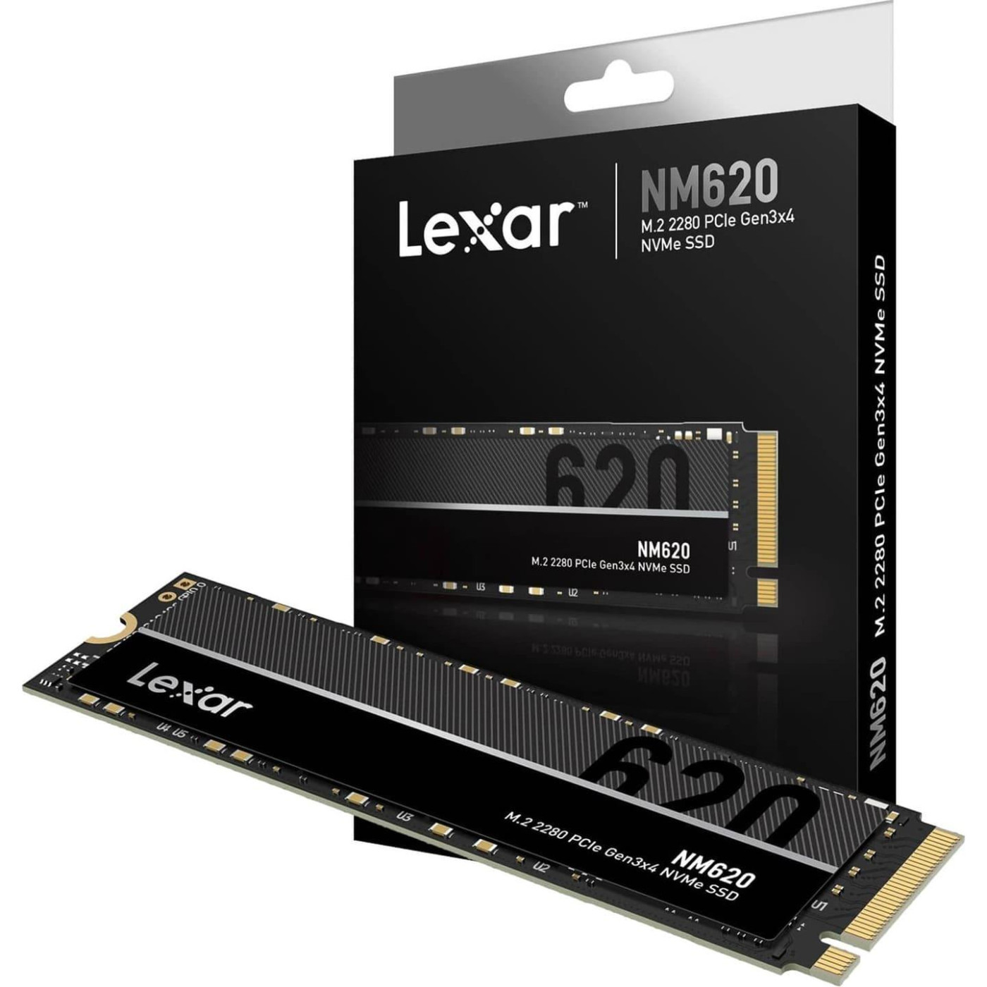 Накопичувач SSD Lexar m.2 NVMe 512GB NM620 500 480 (LNM620X512G-RNNNG)