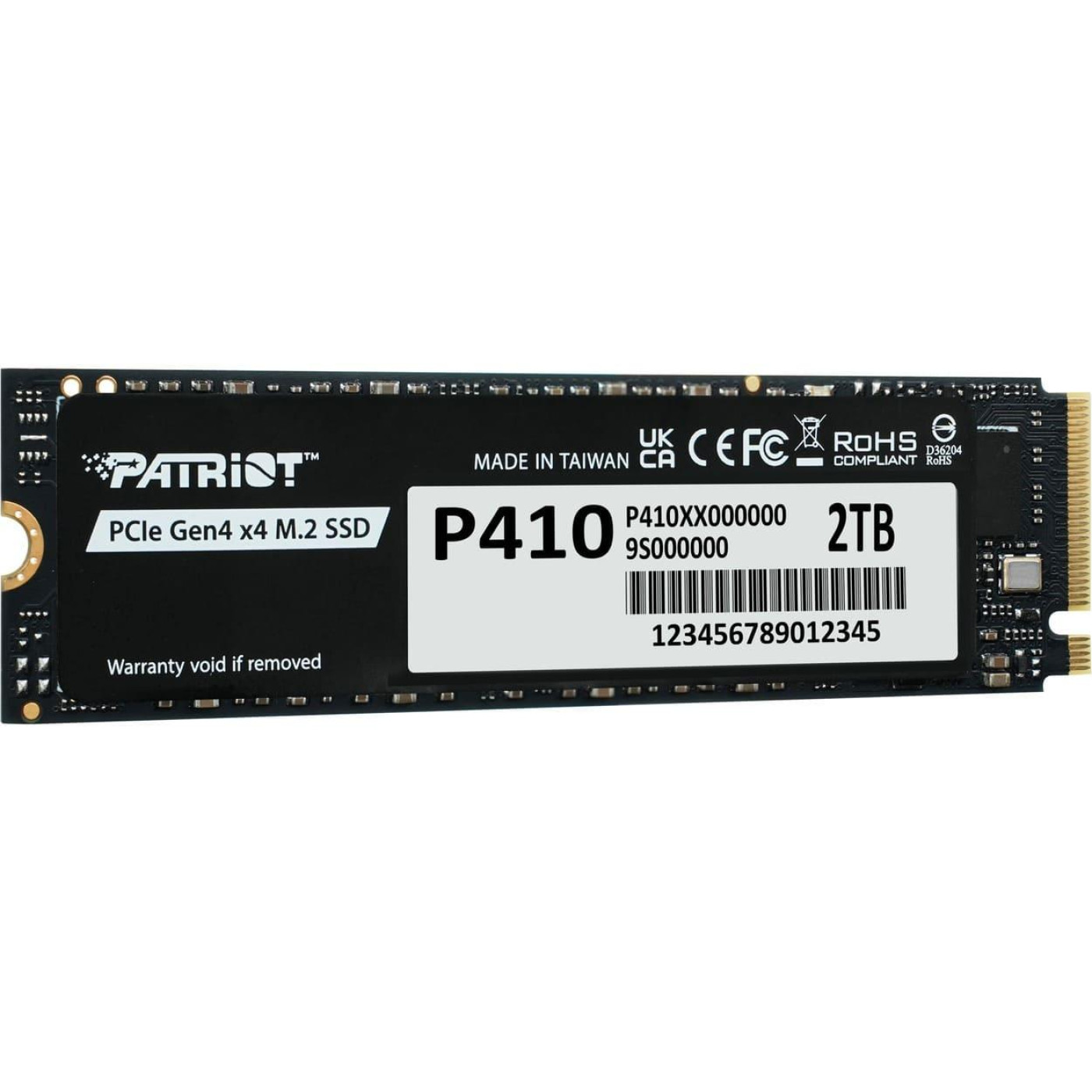 Накопитель SSD Patriot m.2 NVMe 2Tb P410 PCIe 4.0x4 (P410P2TBM28H)