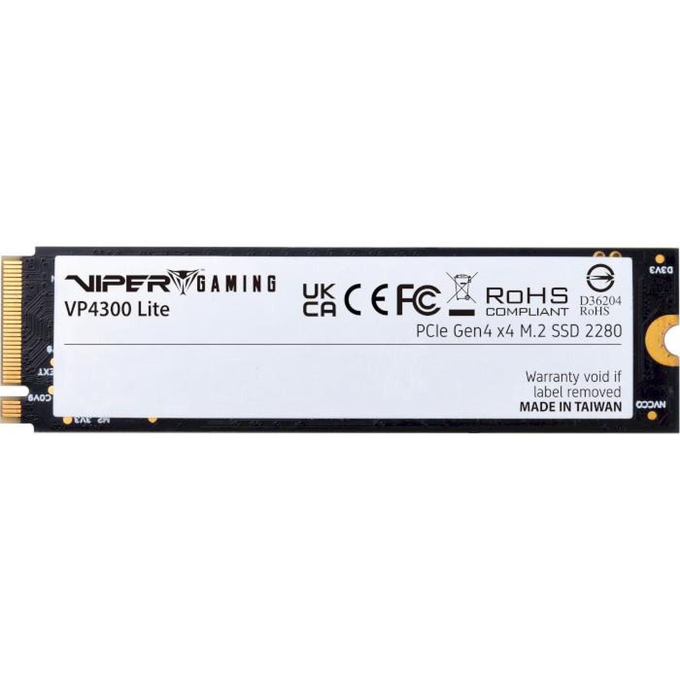 Накопичувач SSD Patriot m.2 NVMe 2TB VP4300 Lite M.2 2280 PCIe 4.0 x4 (VP4300L2TBM28H)