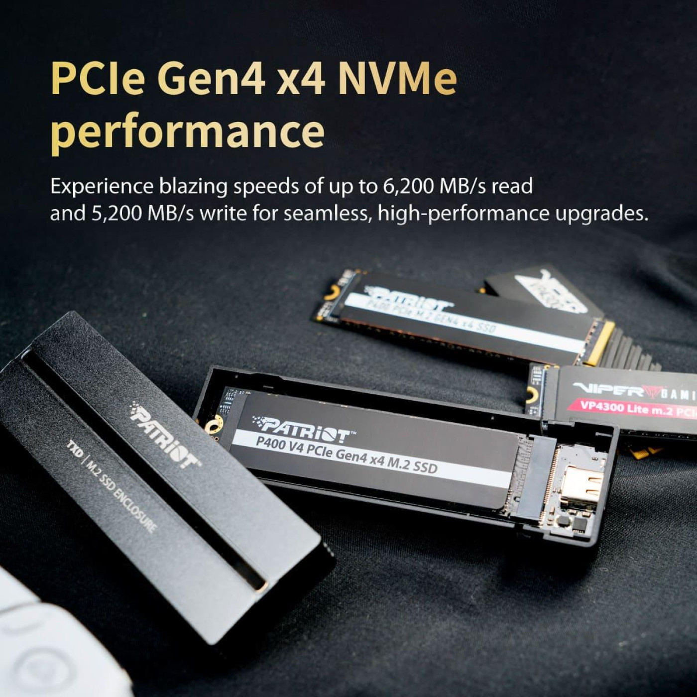 Накопичувач SSD Patriot m.2 NVMe 500GB P400 V4 PCIe 4.0 x4 TLC 512 480 (P400VP500GM28H)