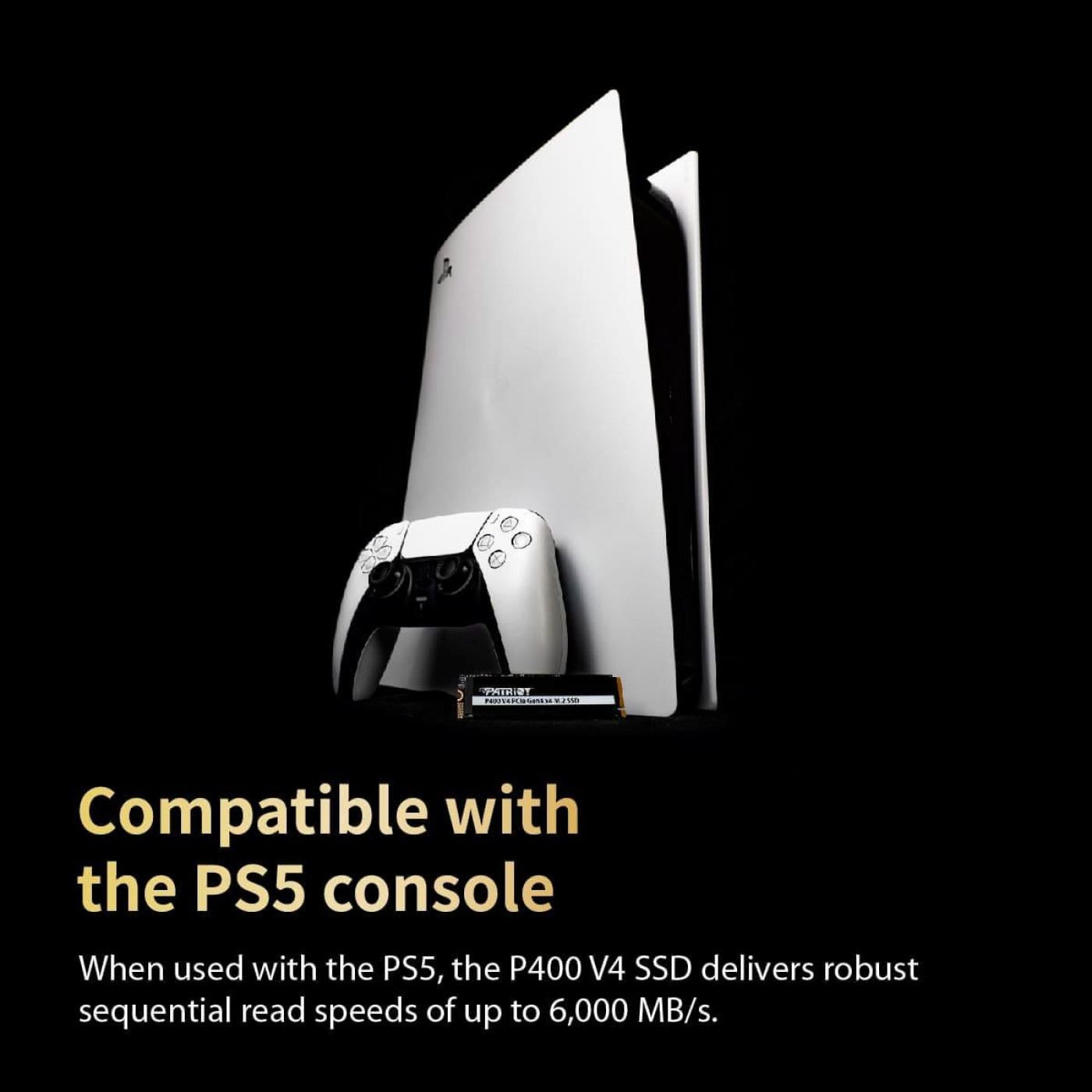 Накопичувач SSD Patriot m.2 NVMe 1TB P400 V4 PCIe 4.0 x4 TLC (P400VP1TBM28H)