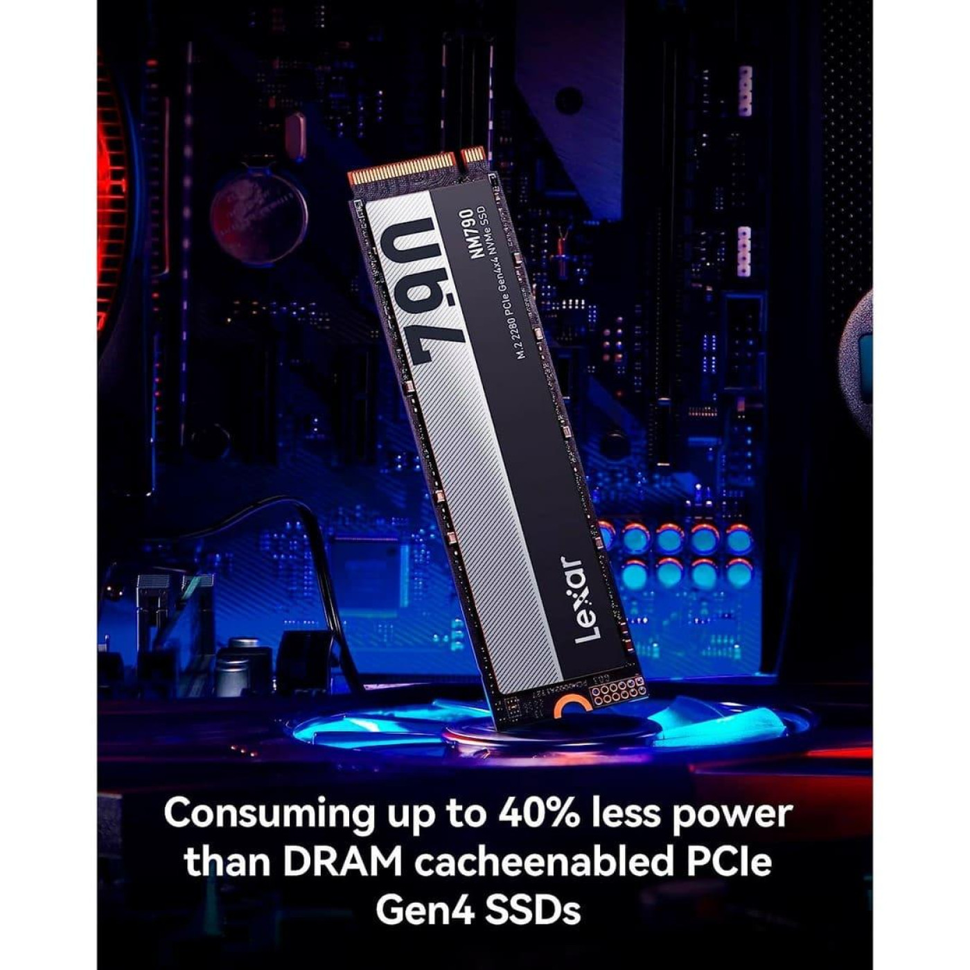 Накопитель SSD Lexar m.2 NVMe 1TB NM790 LNM790X001T-RNNNG (LNM790X001T-RNNNG)