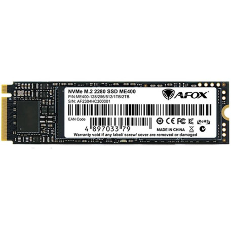 Накопичувач SSD Afox m.2 NVMe 1Tb ME400 PCIe 4,0x4 3D TLC NAND (ME400-1024GQN)