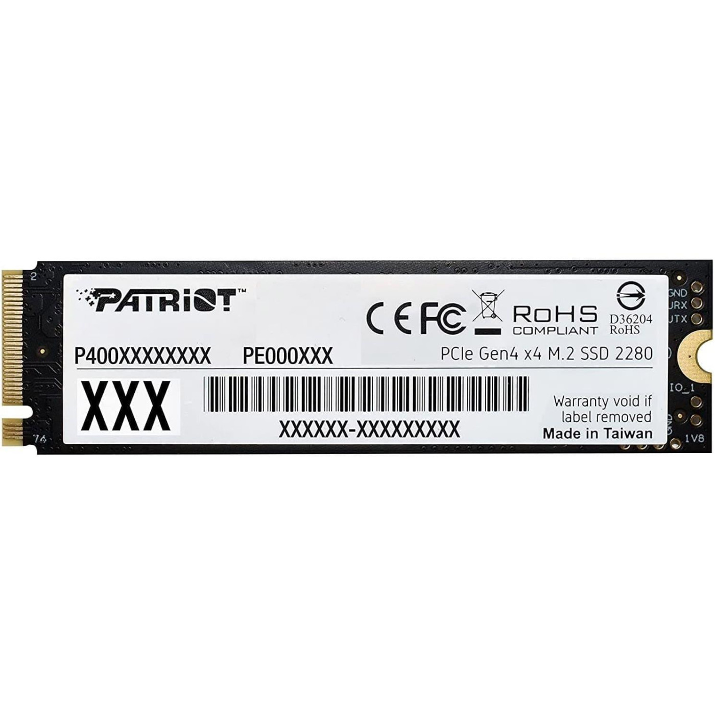 Накопичувач SSD Patriot m.2 NVMe 2TB M.2 PCIe 4.0 P400 LITE (P400LP2KGM28H)